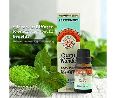 Peppermint Essential Oil, 15 mL