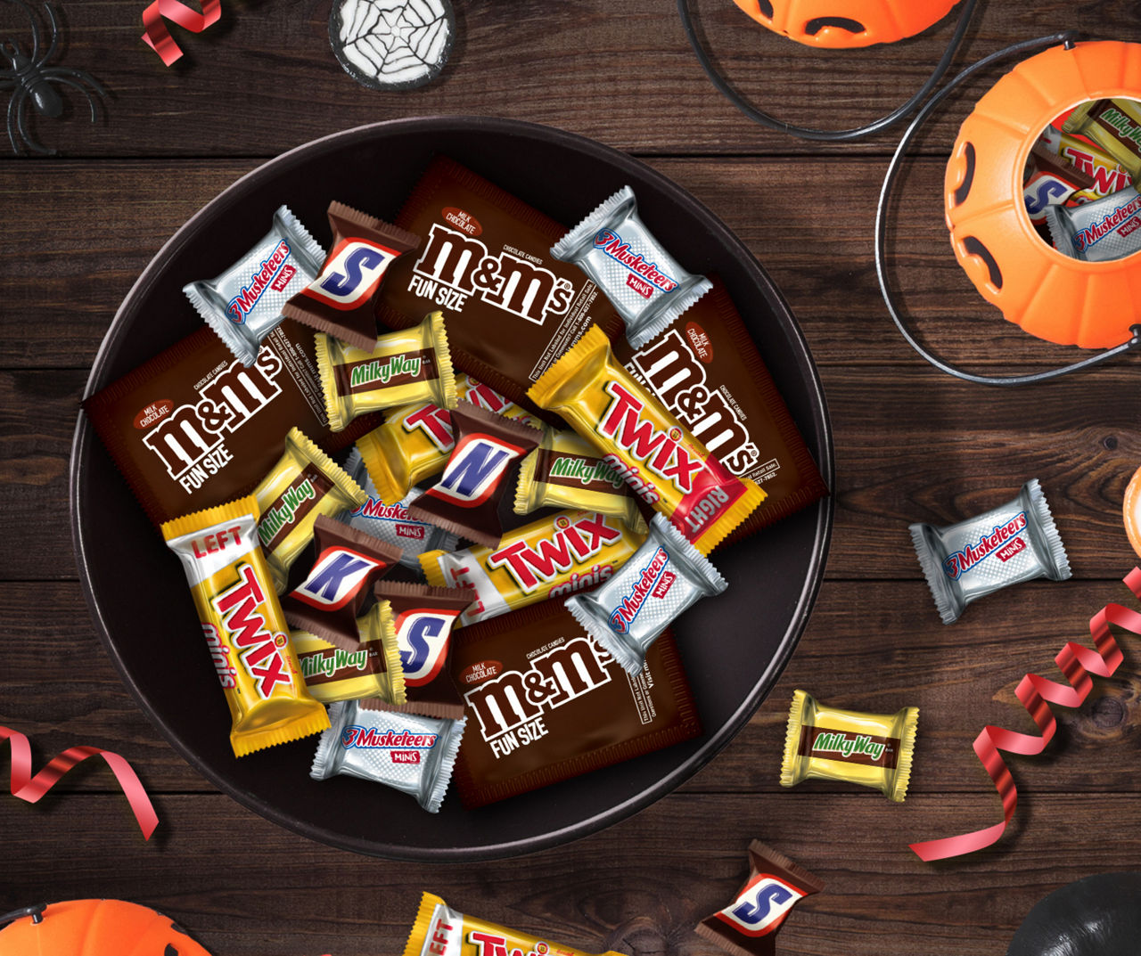 M&M'S, SNICKERS & TWIX Chocolate Halloween Candy