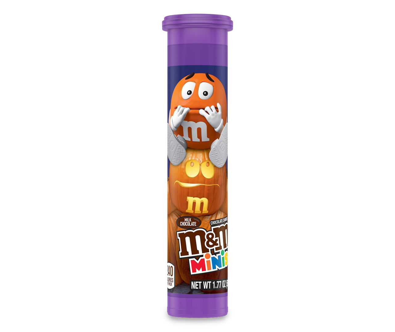 M&M's M&M'S Minis Milk Chocolate Halloween Candy Tube, 1.77oz