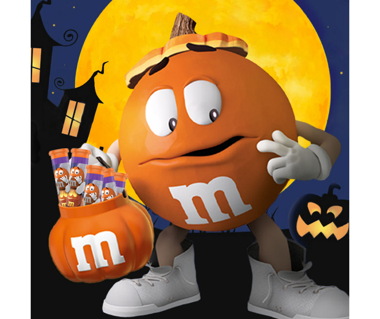 M&M's M&M'S Minis Milk Chocolate Halloween Candy Tube, 1.77oz