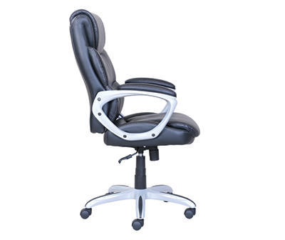 Bella Executive Managers Chair Black Leather 
