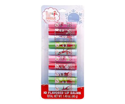 Assorted Flavored Lip Balms, 10-Pack