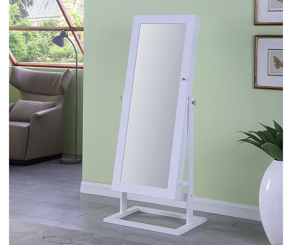 Real Living Cheval White Mirror Armoire Big Lots