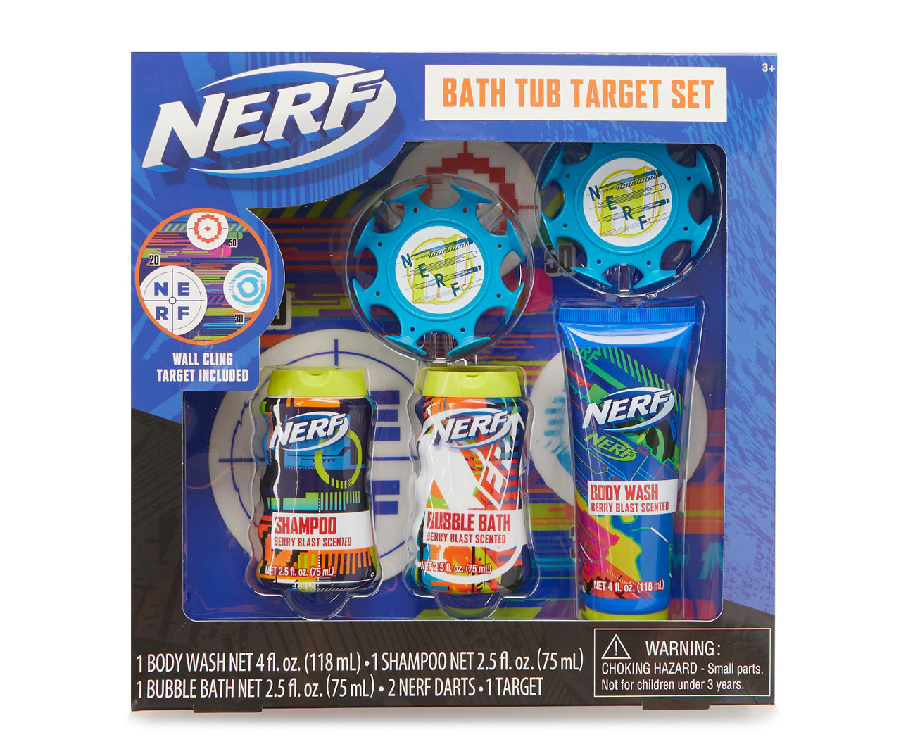 Nerf Berry Blast 6Piece Bath Tub Target Set Big Lots