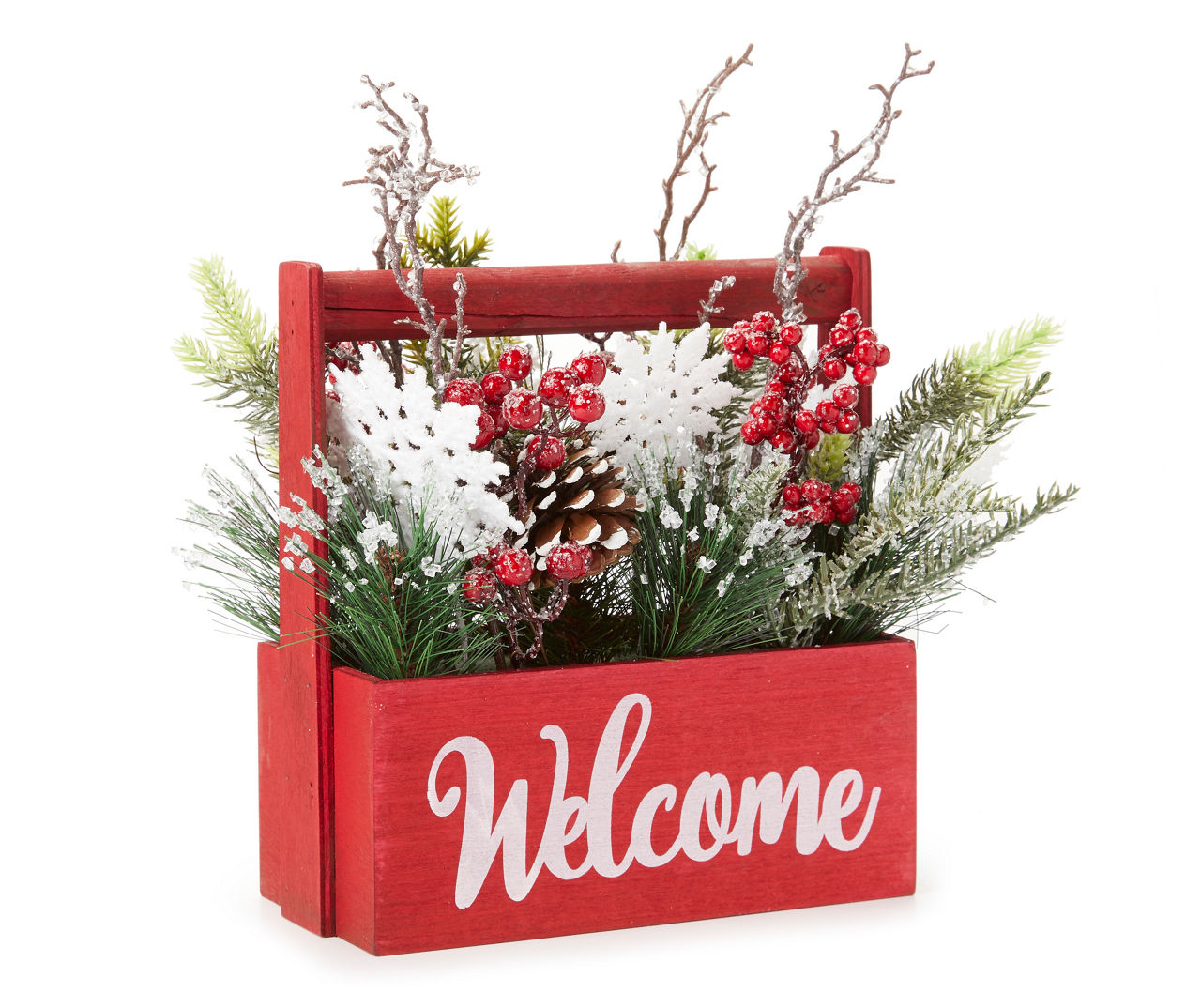 Winter Wonder Lane Snowflake & Floral Tabletop Decor