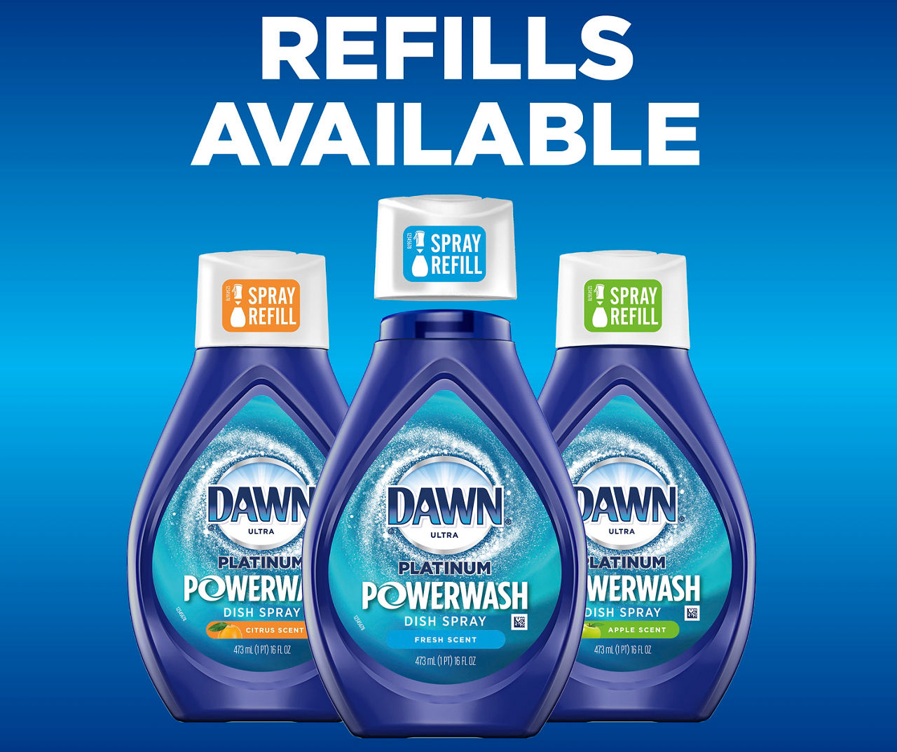 Dawn Platinum Powerwash Fresh Scent Dish Spray, 16 Oz.