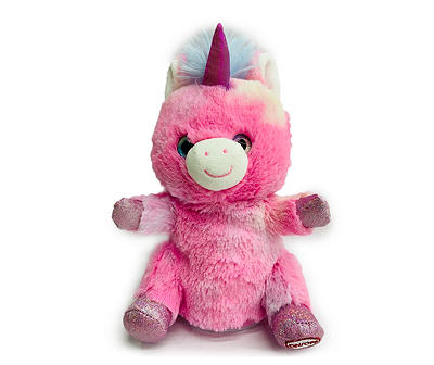Pink Unicorn Talking Back Plush Toy