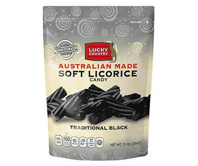 Traditional Black Licorice Candy, 10 Oz.