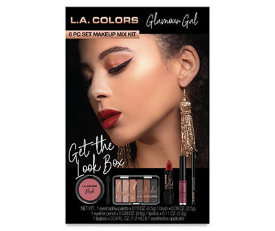 Glamour Gal Get The Look 6-Piece Makeup Mix Kit