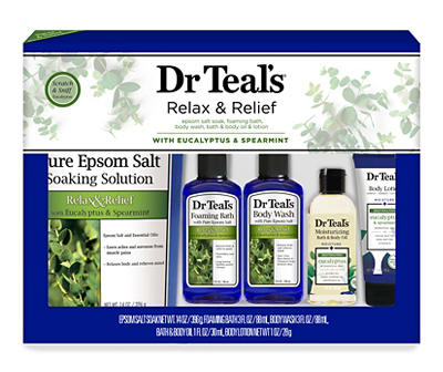 Relax & Relief Eucalyptus & Spearmint 5-Piece Bath Regimen Gift Set