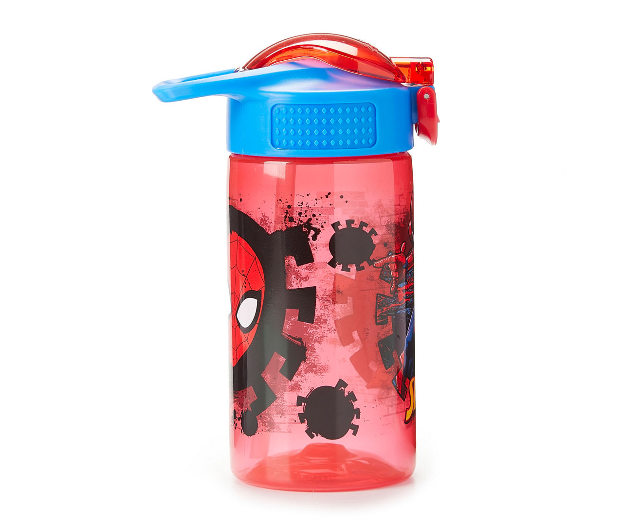 Marvel ZAK! Red, Black & Blue Water Bottle With Straw, 16 Oz.