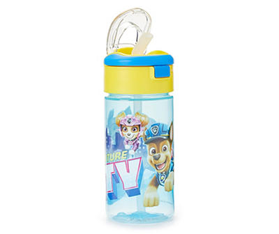 ZAK! Blue & Yellow Genesis Flex Water Bottle With Straw, 18 Oz.