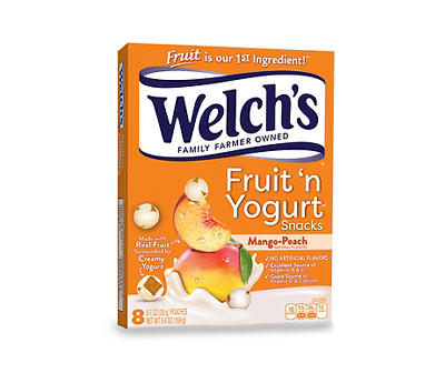Mango-Peach Fruit N Yogurt Snacks, 8-Pack