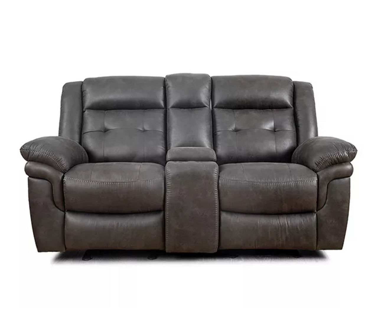 Reclining loveseat with console store big lots