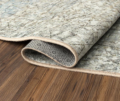 My Magic Carpet Sotho Beige Washable Rug 3X5