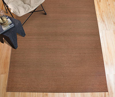My Magic Carpet Espresso Washable Area Rug, (5' x 7')