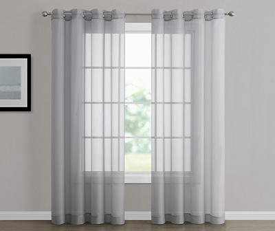 Real Living Sheer Grommet Curtain Panel