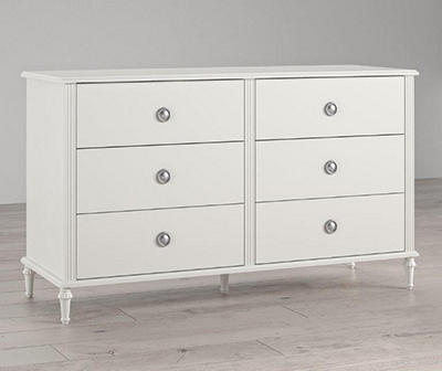 Rowan Valley Arden White 6-Drawer Dresser