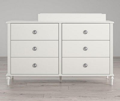 Rowan Valley Arden White 6-Drawer Changing Dresser