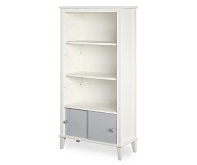 Monarch Hill Poppy Gray & White Bookcase