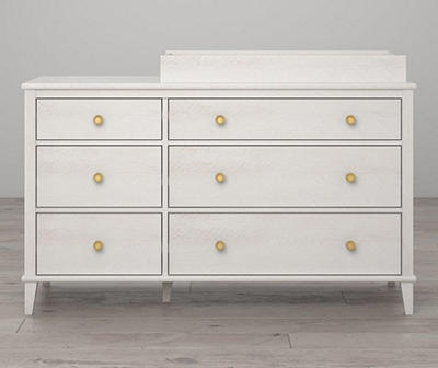 Monarch Hill Poppy Ivory Oak 6-Drawer Changing Table