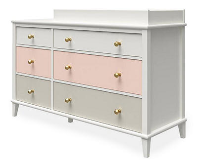 Monarch Hill Poppy Peach 6-Drawer Changing Table