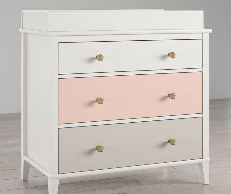 Little Seeds Monarch Hill Poppy Peach 3-Drawer Changing Table | Big Lots