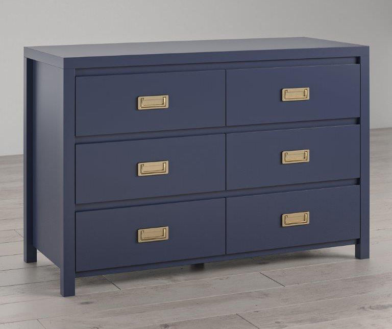 6 drawer dresser deals blue