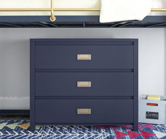 Navy blue store kids dresser