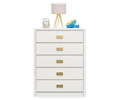 Monarch Hill Haven White 5-Drawer Dresser
