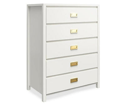 Monarch Hill Haven White 5-Drawer Dresser