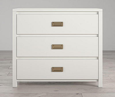 Monarch Hill Haven White 3-Drawer Dresser