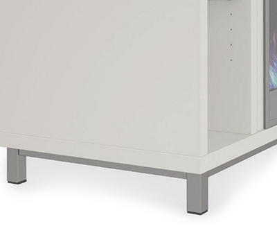 INTREPID 48IN FIREPLACE TV STAND WHITE