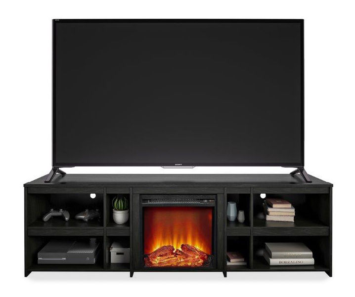 70 inch tv stand on sale with fireplace big lots