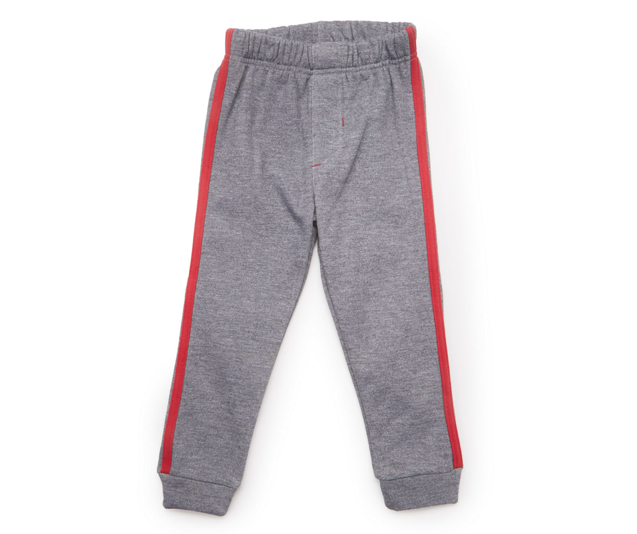 Kids' Size 5/6 "Mickey" Red Fleece Sweatshirt & Gray Side-Stripe Sweatpants