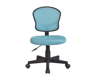 Teal Mesh Office Chair