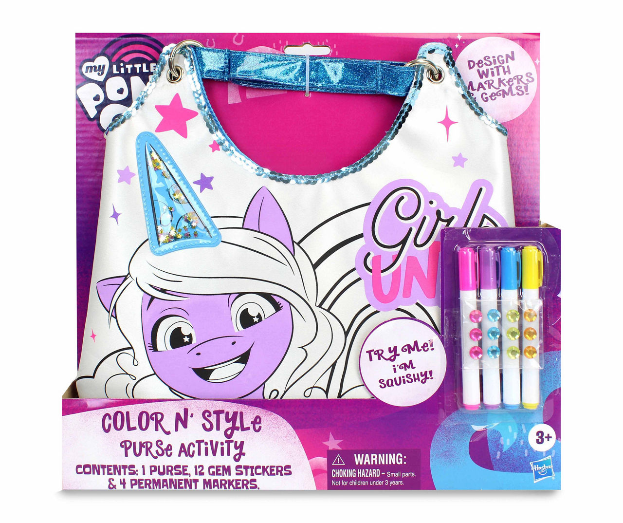 My Little Pony Licensed Art 8pc Kids Mini Felt Marker Set