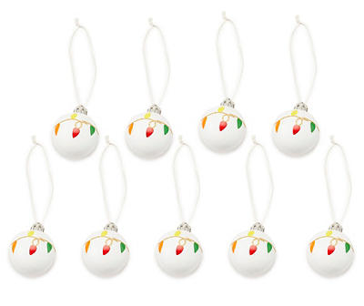 String Light Ball 9-Piece Mini Ornament Set