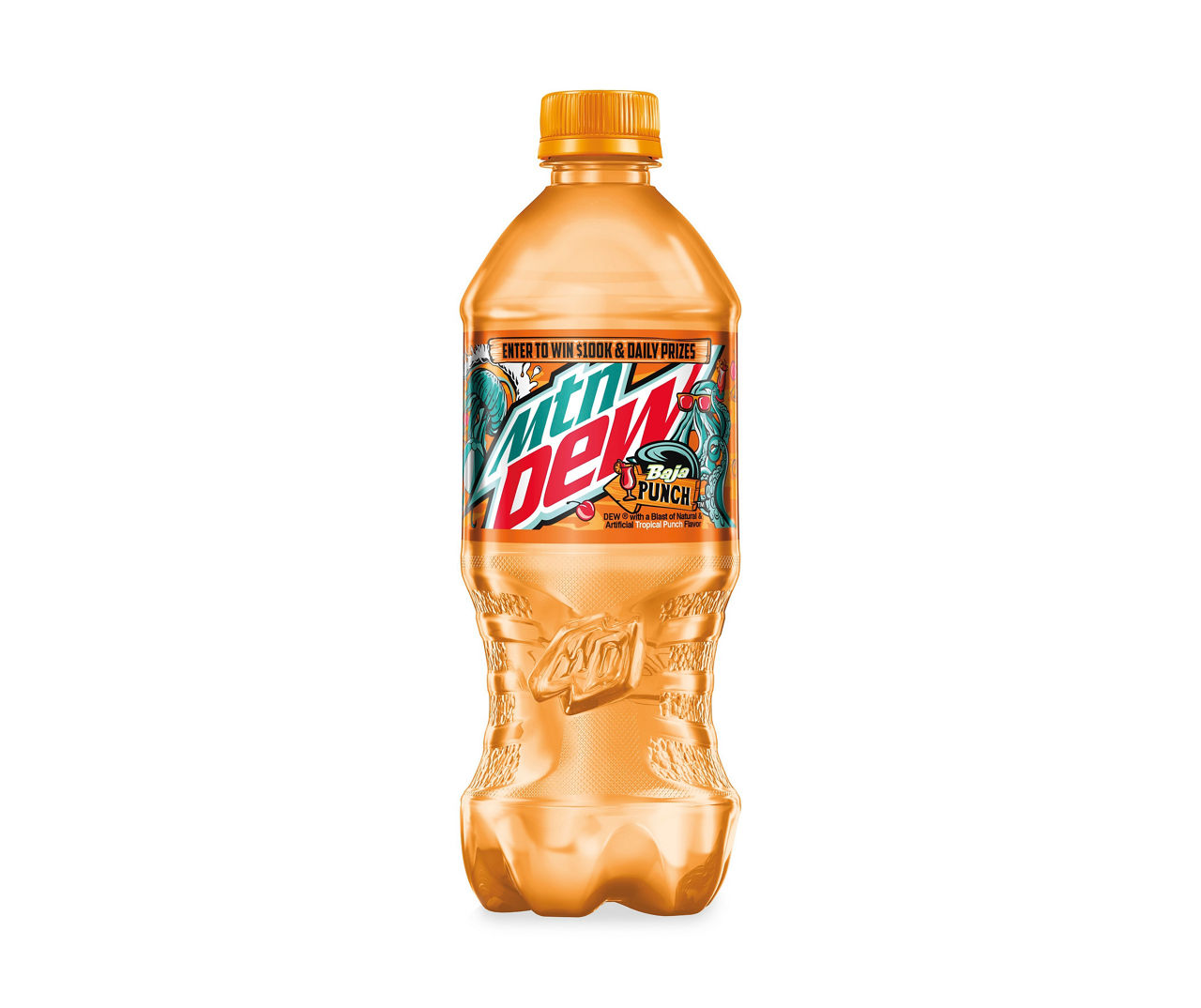 Mountain Dew Mtn Dew Baja Punch DEW Tropical Punch Flavor 20 Fl Oz ...