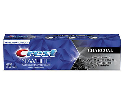 3D White Charcoal Whitening Toothpaste, 3.8 Oz.