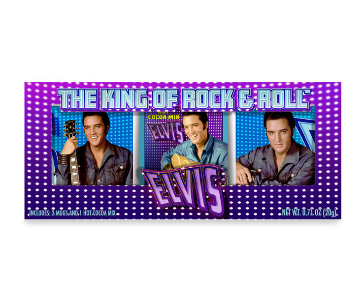 Mega Toys The King of Rock & Roll Elvis Hot Cocoa & Mug Gift Set Big Lots