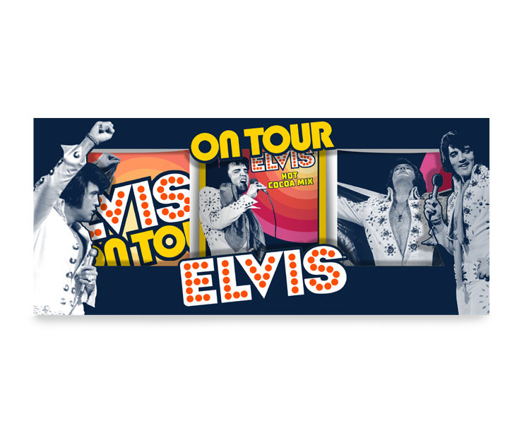 Mega Toys Elvis On Tour Hot Cocoa & Mug Gift Set Big Lots