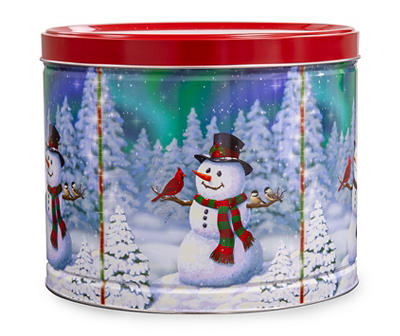 Northern Lights Snowman Popcorn Tin, 18.5 Oz.