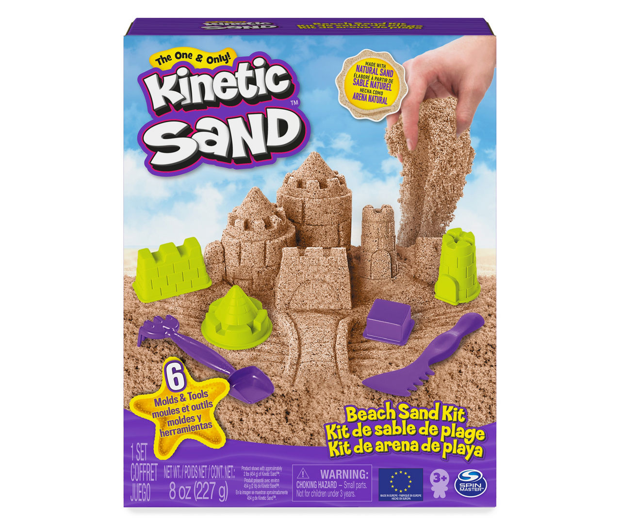 Kinetic Sand Beach Day Kit - Alphabet Soup