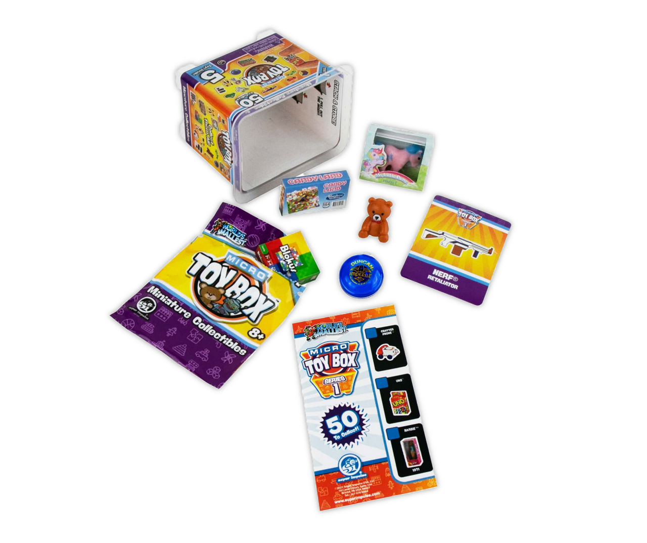 World's Smallest Micro Toy Box Store Playset, Multi