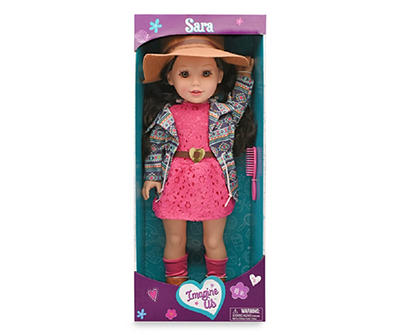 Imagine Us Sara Floral Lace 18" Doll