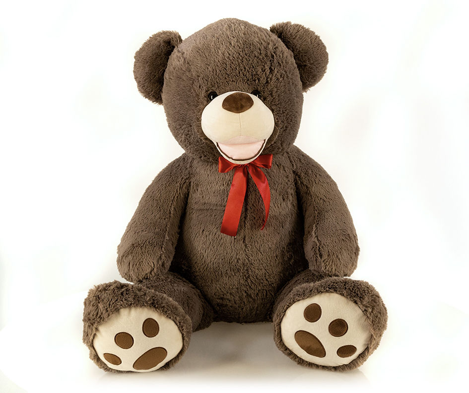 Play Zone Jumbo Brown Bear Plush Toy 30