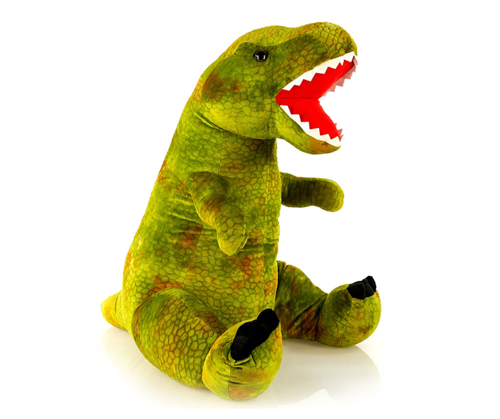 Jumbo Green Dinosaur Plush Toy