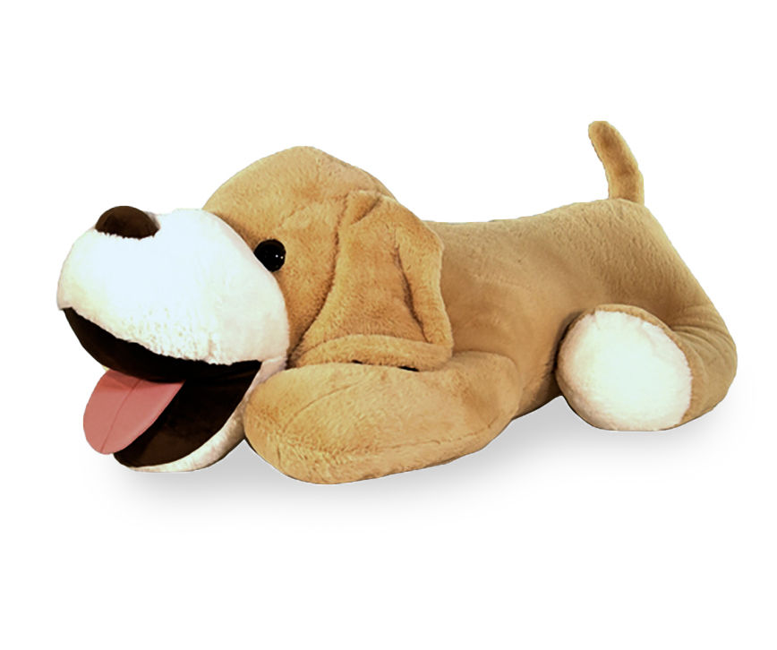 Jumbo plush store dog toys