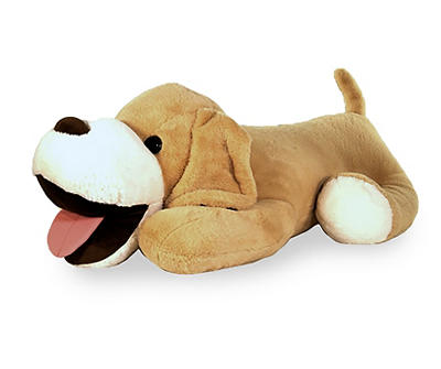 Jumbo Tan Dog Plush Toy, (14")